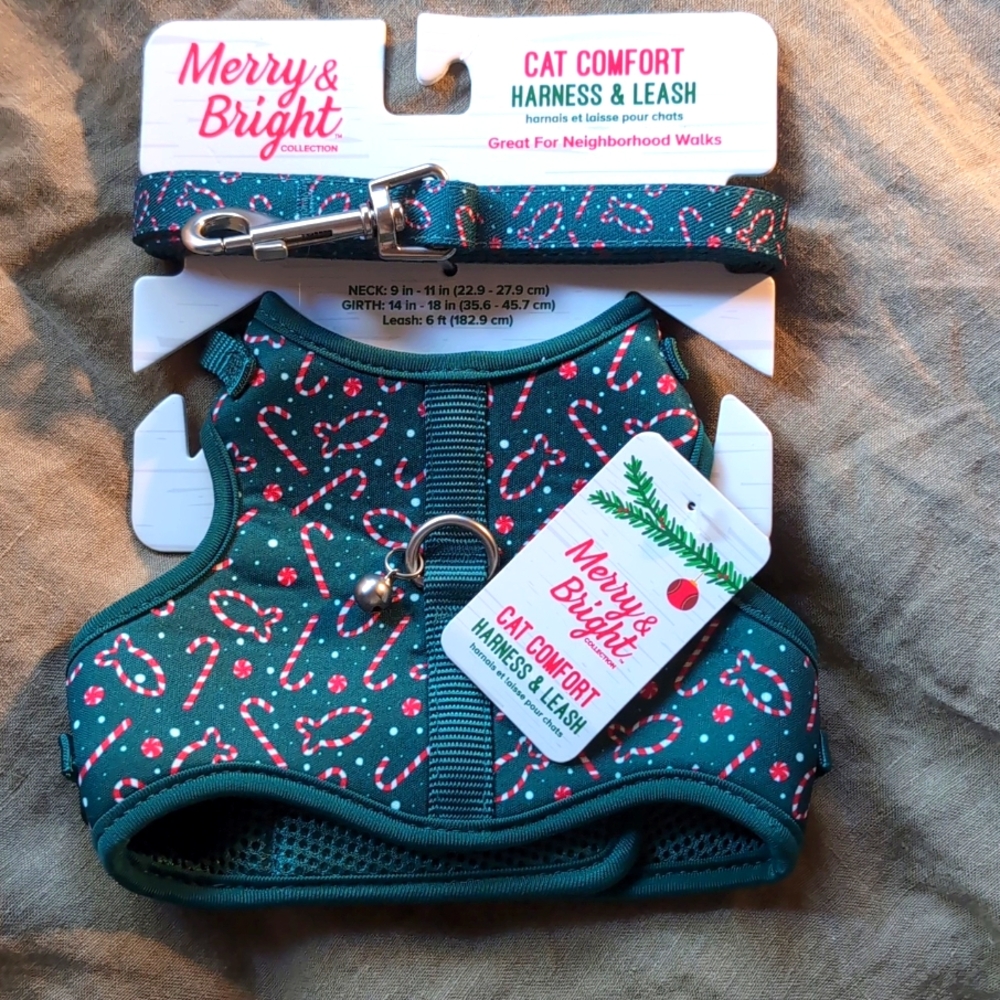 Cat harness and leash